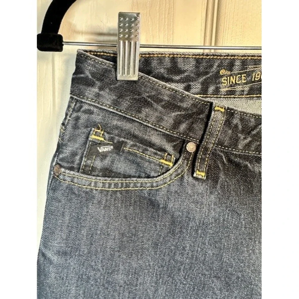 Vans Denim Jeans Straight‎ Leg Dark Wash Casual Pants Men's Size 28x30